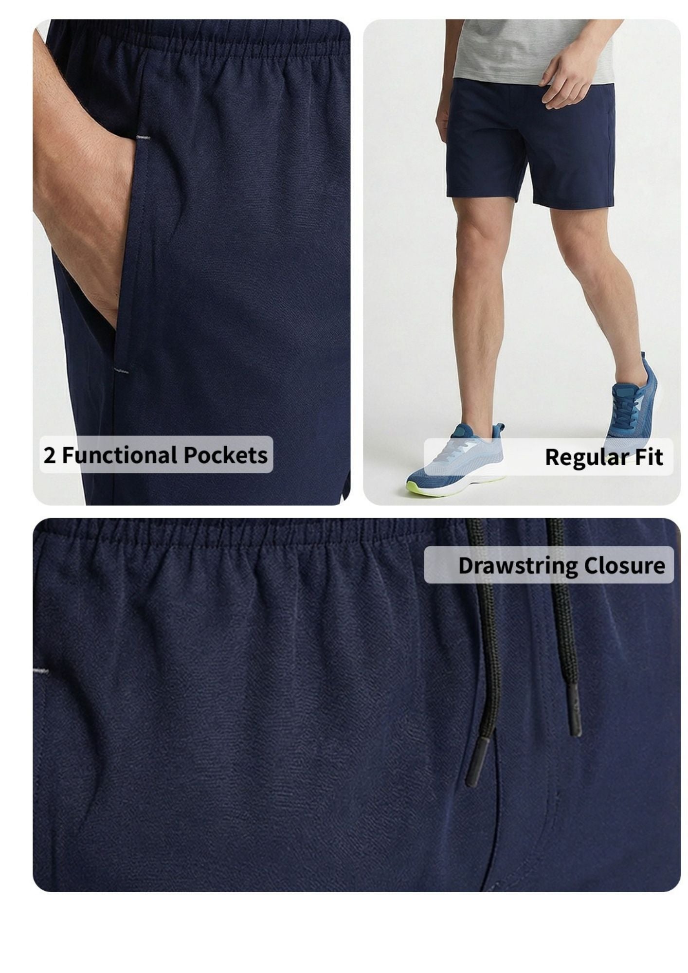 Sports 52 Wear Men's Essential Casual Shorts – Laid-back Comfort for Warm Days